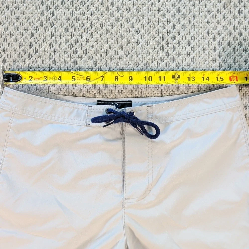 AETHER Desert Tan Coastal Boardshorts Size 30 Hook & Loop Fly Hybrid Submersible